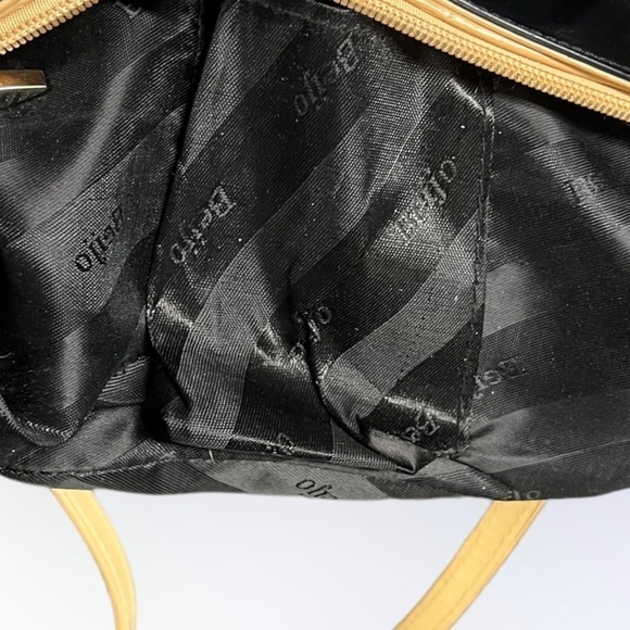 🌻Beijo Black Patent Studded Small Handbag Shoulder Bag Clutch - Picture 11 of 11